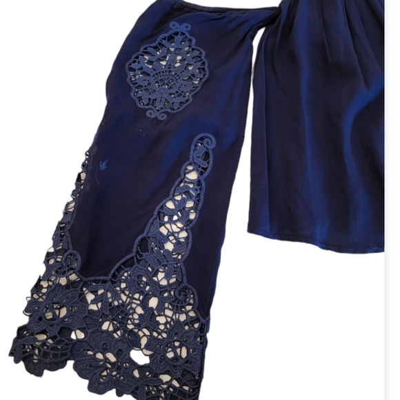 Blush Noir Ladies Blue Long Sleeve Top - Picture 8 of 9